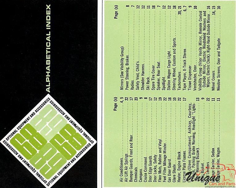 1968 AMC Accessories Brochure Page 6